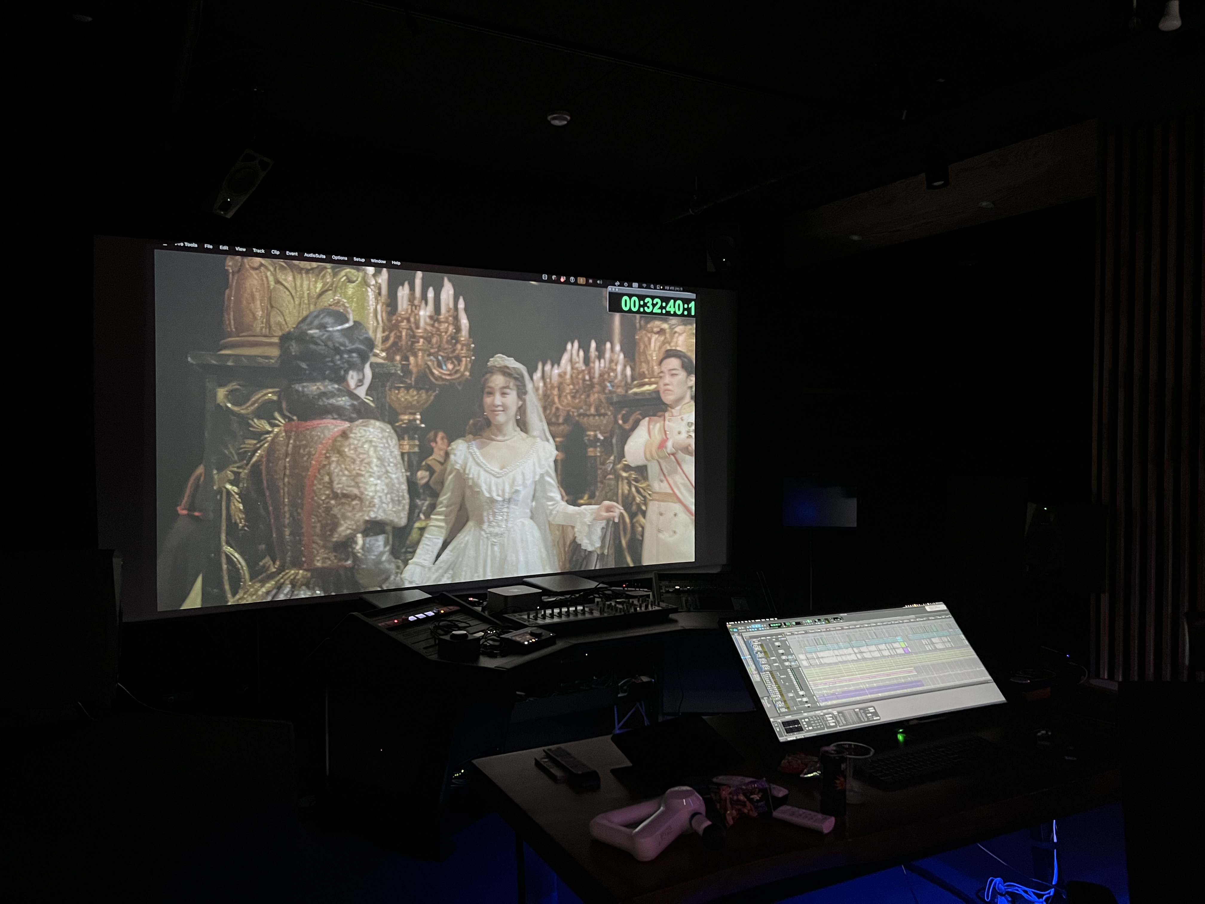 AudioMatrix 필름 믹싱 스테이지 Dolby Atmos 믹싱 작업