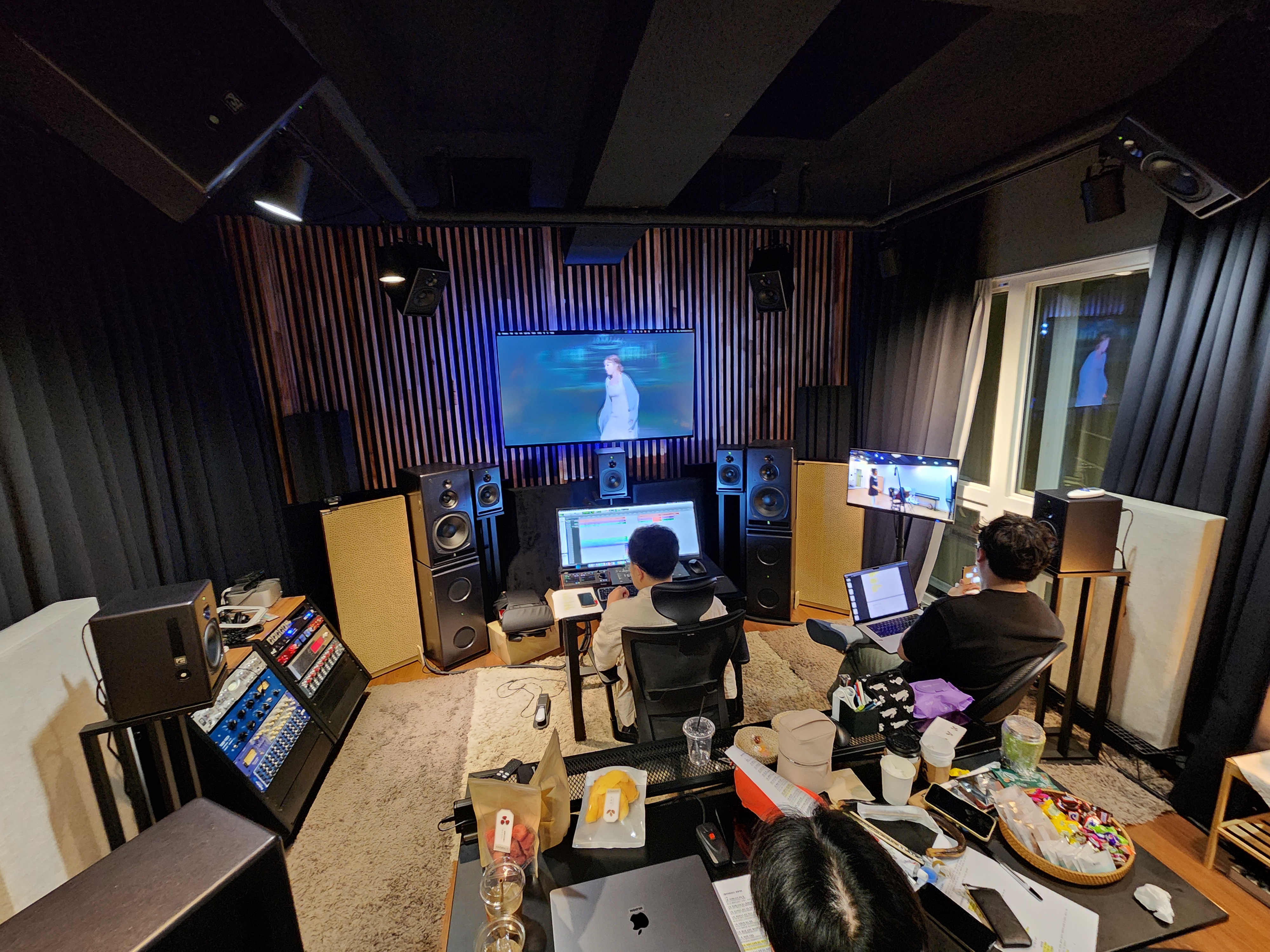 AudioMatrix Dolby Atmos 뮤직룸 믹싱 작업