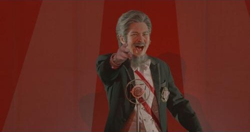 이토 히로부미 역 무대 장면